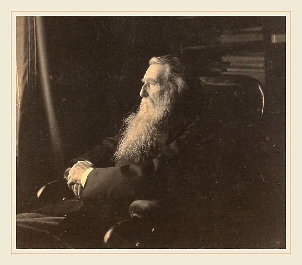 Frederick Hollyer (British, 1838-1933), John Ruskin, c. 1880s, platinum print