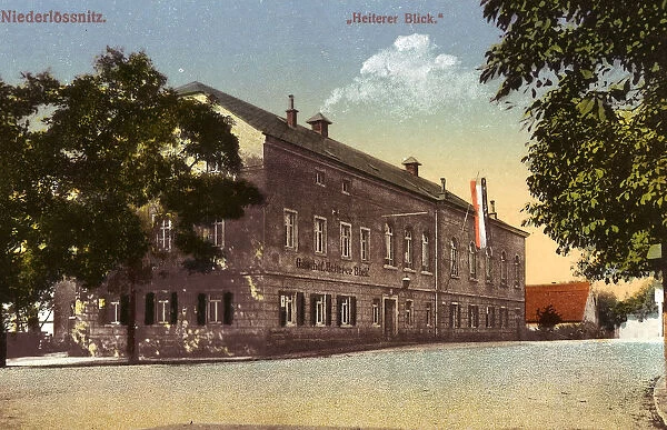 Gasthof Heiterer Blick 1916 Landkreis MeiBen