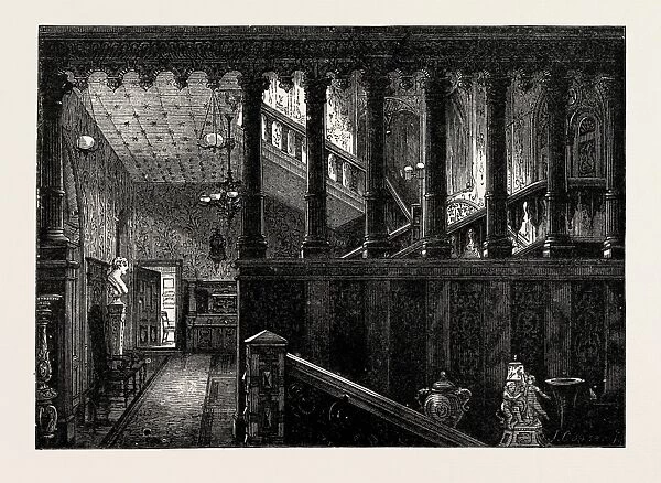 Great Staircase, as Seen from the Inner Hall, 1889