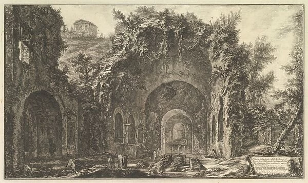 Grotto Egeria Veduta della fonte e delle spelonche d Egeria fuor Porta Capena