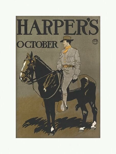 Harper October 1898 Lithograph Sheet 16 15  /  16