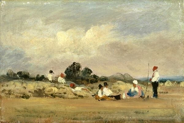 Haymakers Resting, Frederick W. Watts, 1800-1862, British