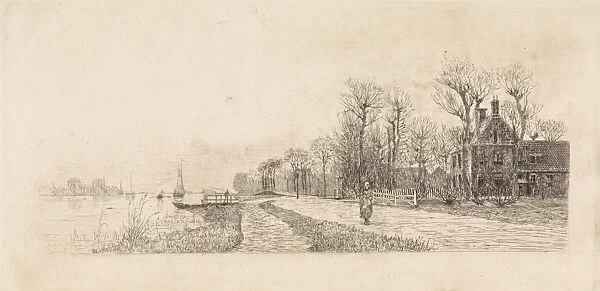 Houses on the Amstel, Elias Stark, 1887
