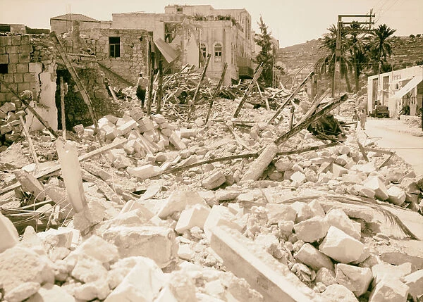 Jenin Sept 3 Closer view ruins 1938 West Bank