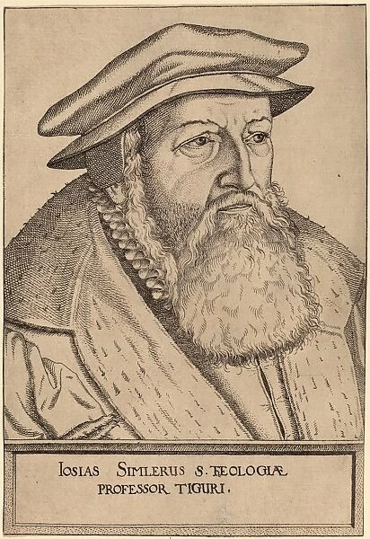 Jost Amman, Josias Simler, Swiss, 1539 - 1591, engraving