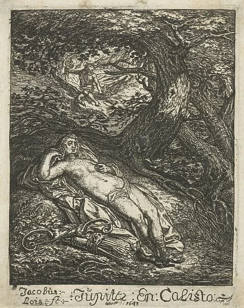 Jupiter and Callisto, Jacob Lois, 1643