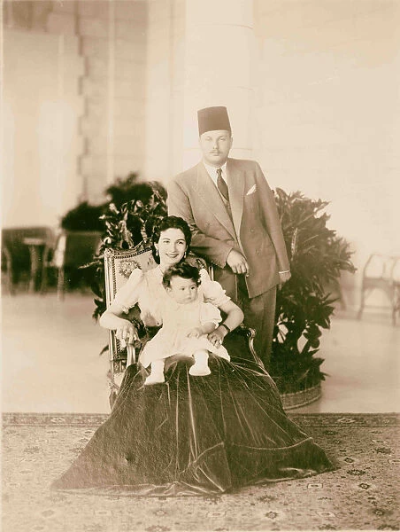 King Farouk Egypt family 1920