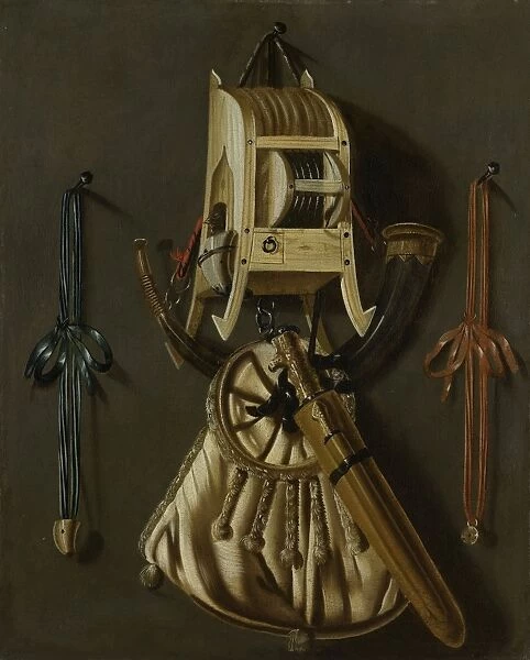 Still Life with Hunting Tackle, Johannes Leemans, 1670 - 1686