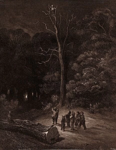 The Light in the Wood, by Gustave Dore