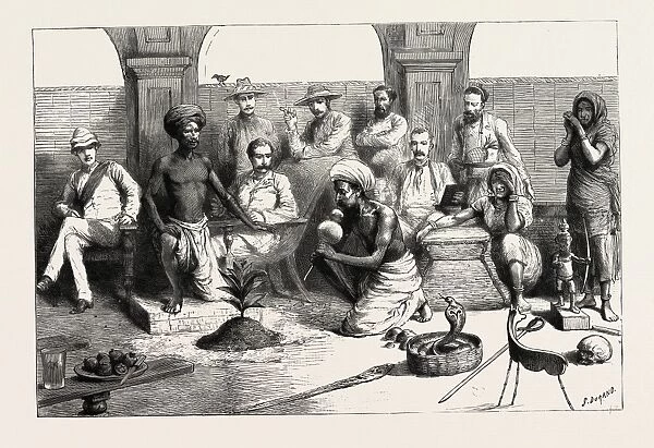 MAGIC IN INDIA, 1888 engraving