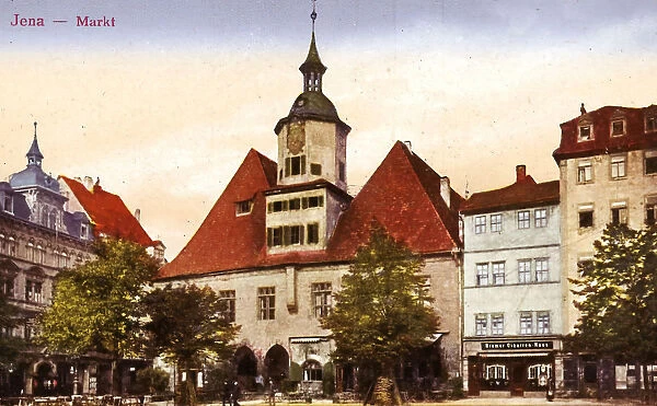 Marktplatz Jena Buildings 1919 Thuringia Markt
