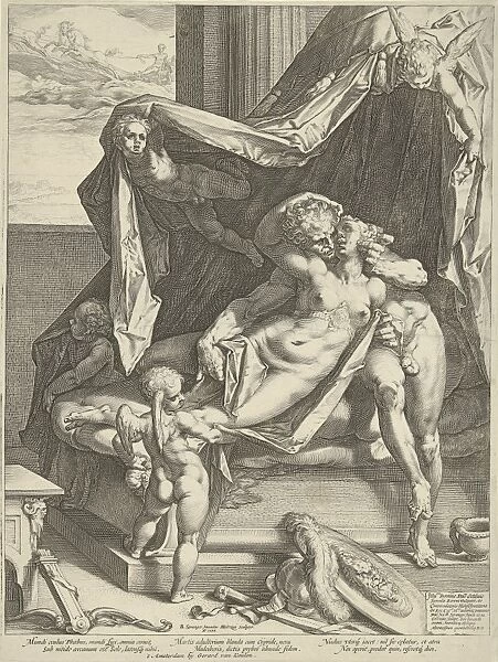 Mars and Venus, Hendrick Goltzius, Gerard van Keulen, Octavio Spinola II, 1588