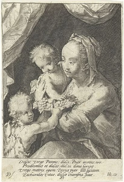 Mary Christ John Baptist child Mary holds Christ