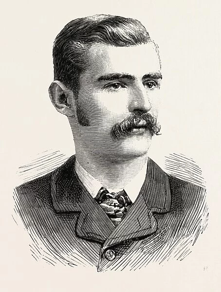 MR. G. F. BENNETT Senior Wrangler, engraving 1890, UK, U. K. Britain, British, Europe