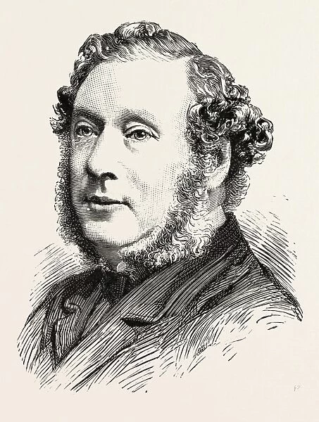 MR. T. GERMAN REED 1817 - 1888, 1888 engraving