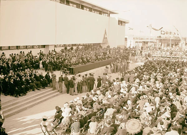 Palestine disturbances 1936 Opening ceremony