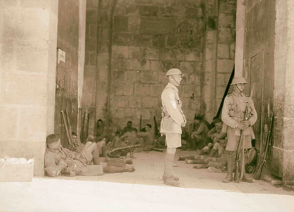 Palestine events 1929 riots August 23 31 British troops