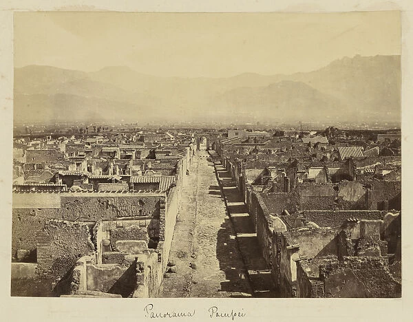 Panorama Pompeii Bisson Freres French active 1840
