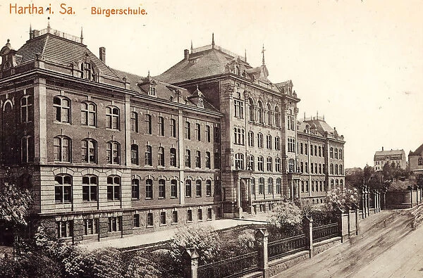 Pestalozzi-Schule Hartha 1912 Landkreis Mittelsachsen