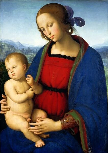 Pietro Perugino, Madonna and Child, Italian, c. 1450-1523, c. 1500, oil on panel