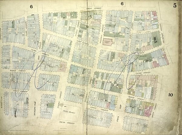 Plate 5: Map bounded by Gold Street, Frankfort Street, Dover Street, South Street