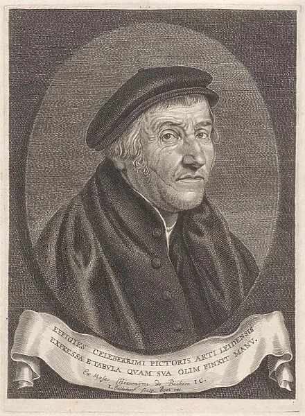 Portrait of Aertgen Claesz van Leyden, Jonas Suyderhoef, Aertgen Claesz van Leyden