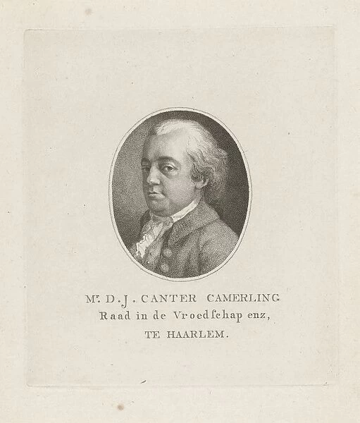 Portrait Daniel Jacobus Canter Camerling D. J