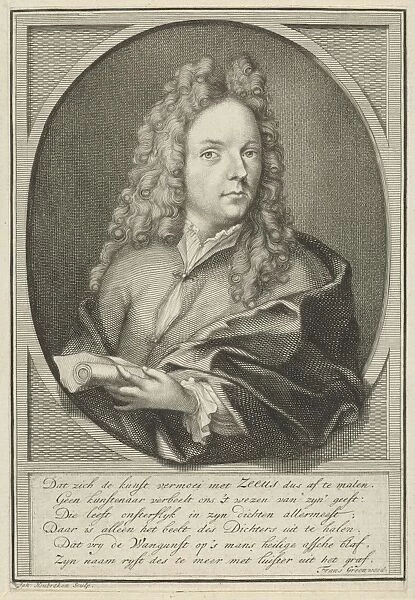 Portrait of Jacob Zeeus, Jacob Houbraken, Frans Greenwood, 1718 - 1720