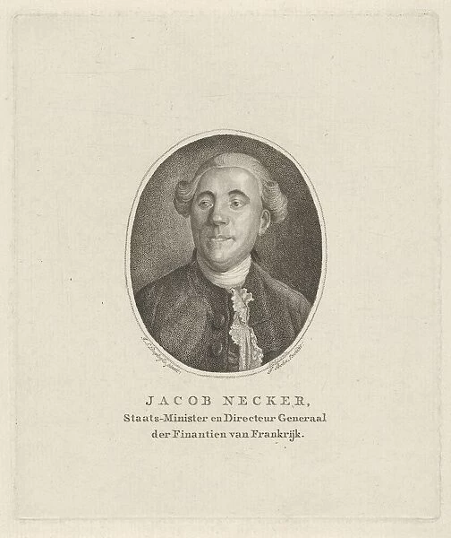 Portrait Jacques Necker Jacob Necker State Minister