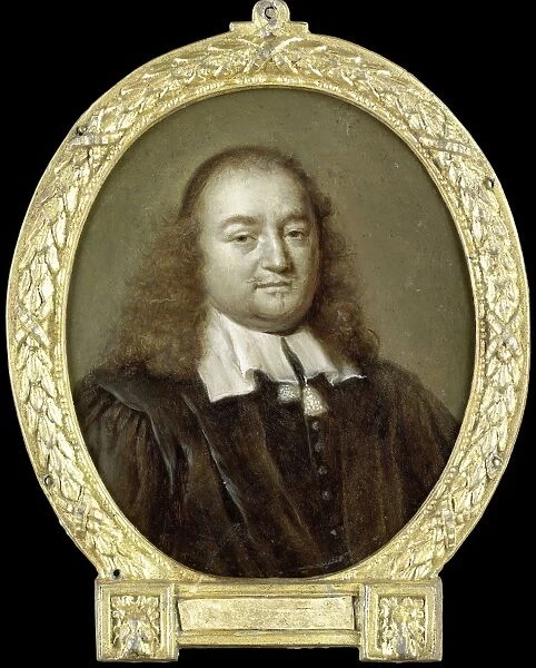 Portrait of Joannes Fredericus Gronovius, Philologist and Jurist, Professor in Leiden