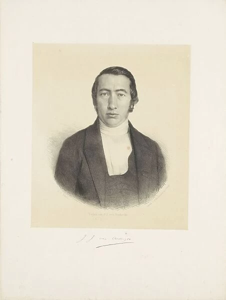 Portrait Johannes Jacobus van Oosterzee portrait