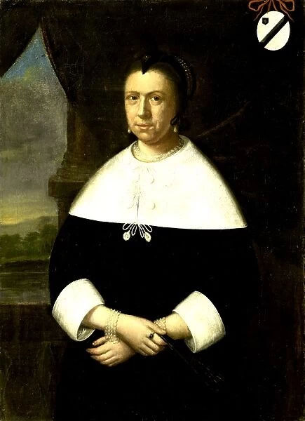 Portrait of Maria Quevellerius, first Wife of Jan van Riebeeck, or his second wife