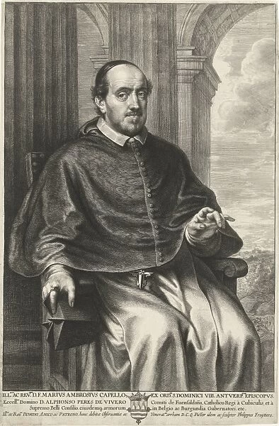 Portrait of Marius Ambrosius Capello, Philip Fruytiers, 1620-1666