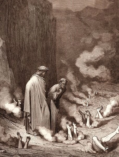 The Punishment of Simonists, by Gustave Dore