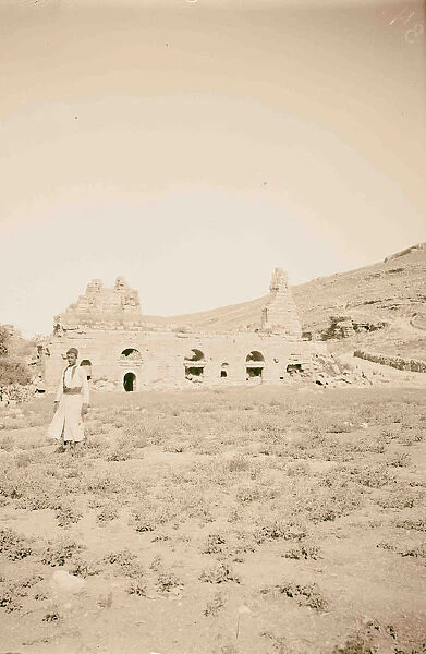 Ruins Roman Odeon Amman Jordan 1898