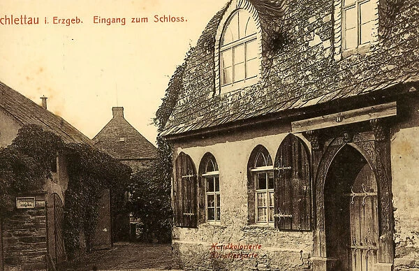 Schloss Schlettau Doors Saxony 1910 Erzgebirgskreis