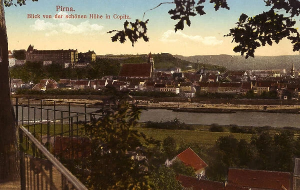 Schloss Sonnenstein 1911 Sachsische Schweiz-Osterzgebirge