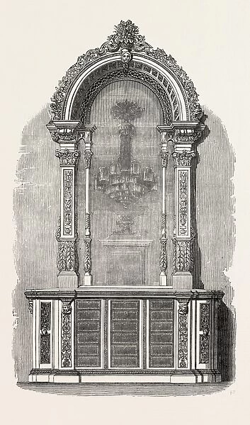 SECRETAIRE, BY SNELL, 1851 engraving