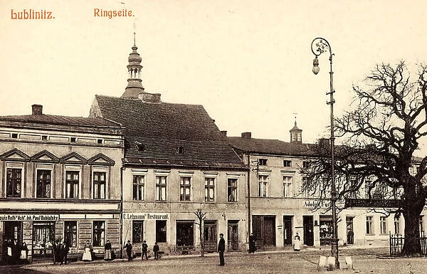 Shops Poland Lubliniec 1905 Silesian Voivodeship