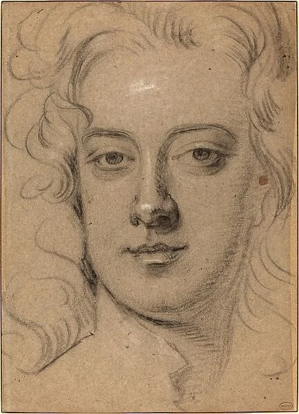 Sir Godfrey Kneller (English, 1646 - 1723), Anthony Henley, before 1694, black chalk