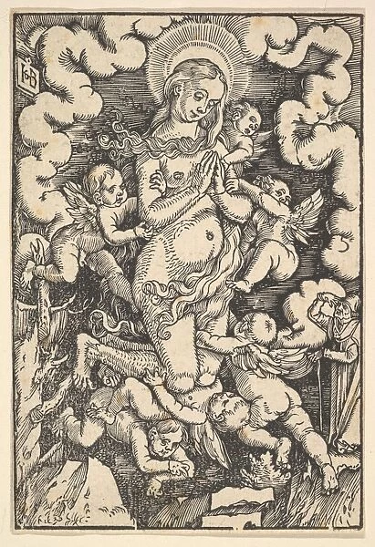 St Mary Magdalen ca 1512 Woodcut Sheet 5 1  /  8