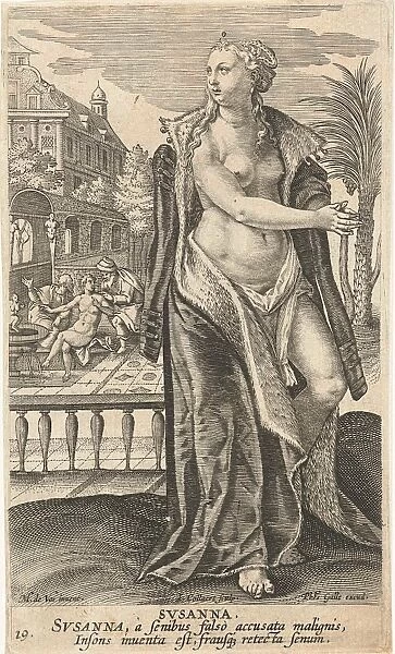 Susanna, Jan Collaert II, Philips Galle, Cornelis Kiliaan, 1588 - 1597