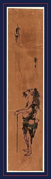 Tekkai zu, The Chinese sage Tieguai. Katsushika, TaitAc II, approximately 1810-approximately