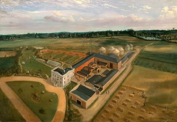 Tiptree Hall and Farm, Essex, William Brown, 1788-1859, British