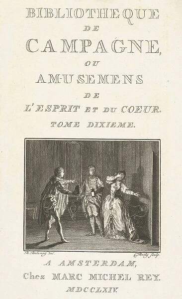Title page for: Library Campaign. Tome dixieme, Amsterdam, The Netherlands, 1764