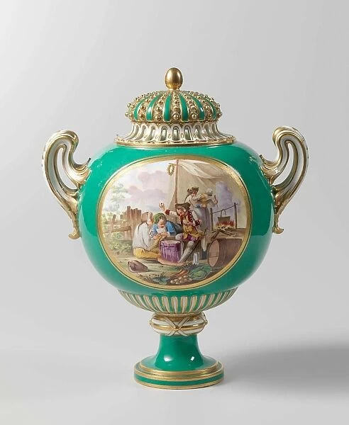 Vase (vase ballon), Manufacture de Sevres, 1771