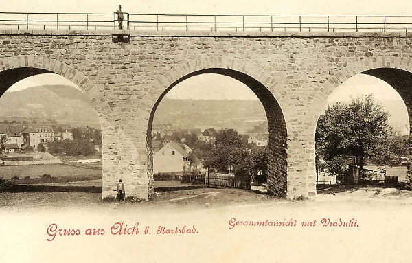 Viaducts Czech Republic 1901 Karlovy Vary Region