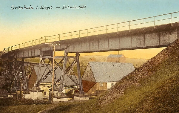Viaducts Germany Railway bridges Erzgebirgskreis