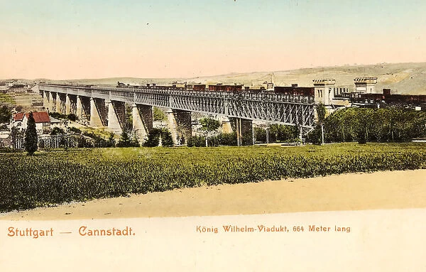 Viaducts Germany Railway bridges Stuttgart 1904