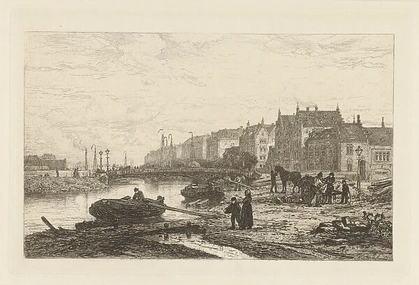 View Stadhouderskade, Amsterdam, The Netherlands, Johan Conrad Greive, c. 1847 - c. 1891